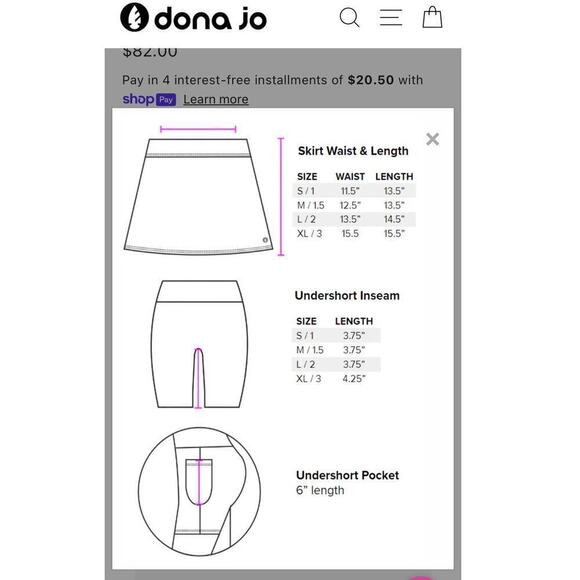 Dona Jo Women’s Shakira Skirt, Skort Black Polka Dot/ Size-1=Small - Picture 12 of 15